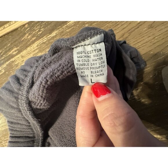 Set Active- Set Sweatpants Jogger Large Gray Heavyweight Women Sweats Drawstring - Picture 11 of 12